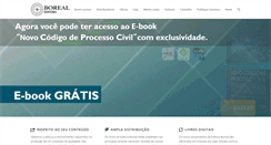 Desktop Screenshot of editoraboreal.com.br