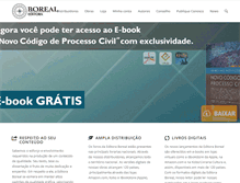 Tablet Screenshot of editoraboreal.com.br